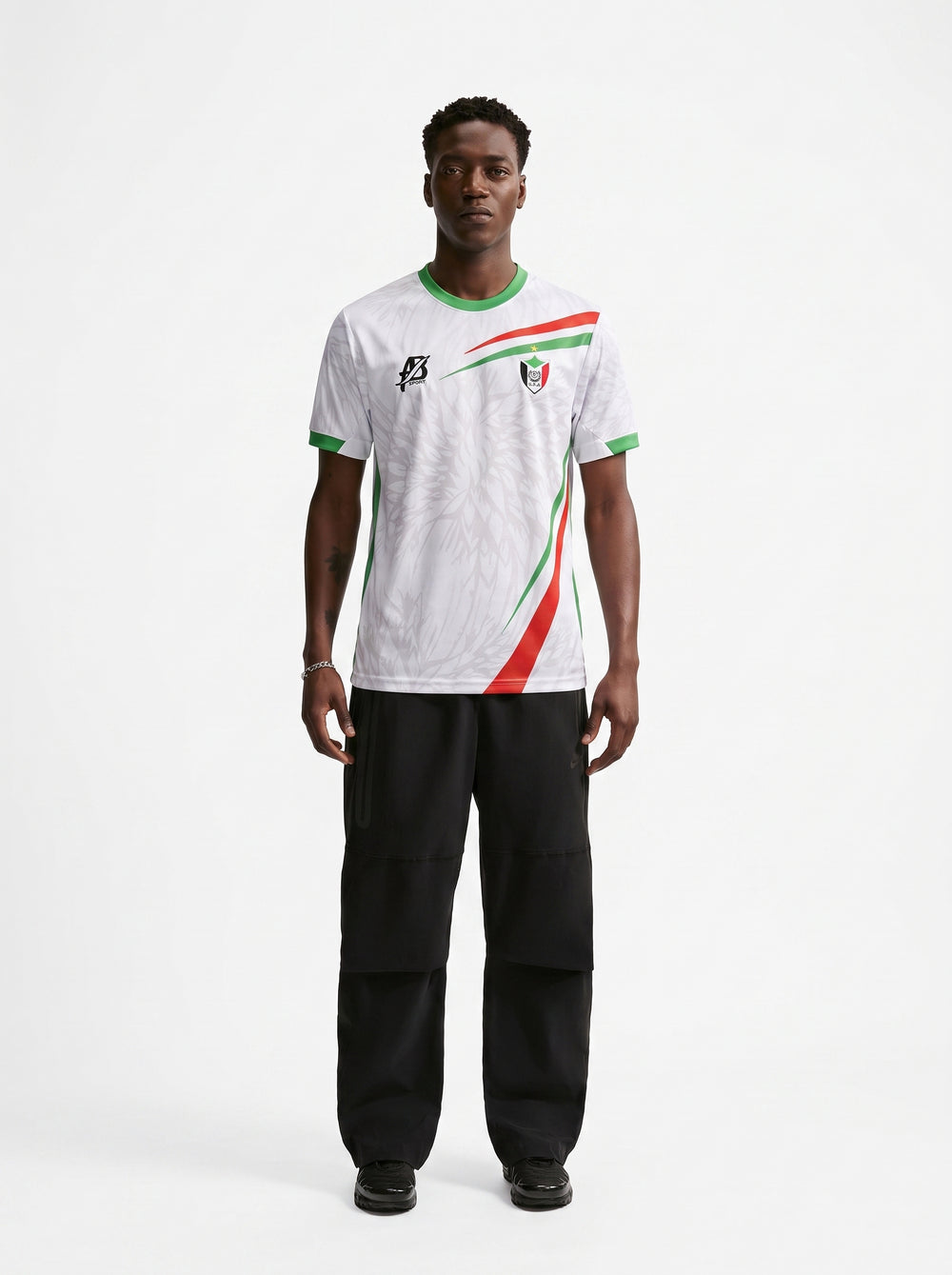 The white Sudanese national team T-shirt 2025/2026 - CR7 STORE