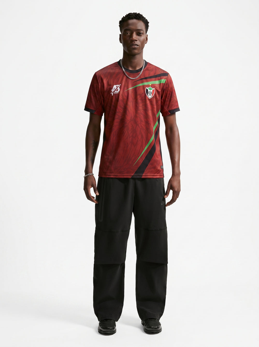 The RED Sudanese national team T-shirt 2025/2026 V2 - CR7 STORE