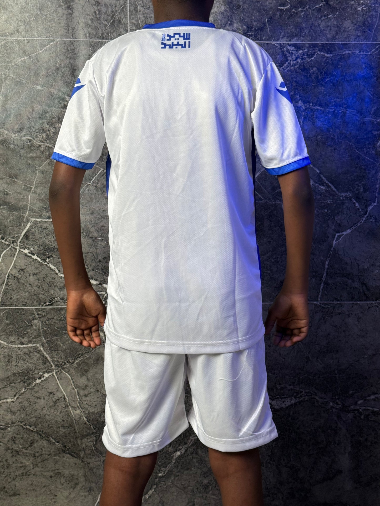 Full Set Al-Hilal white Jersey 2026 - Kids Edition