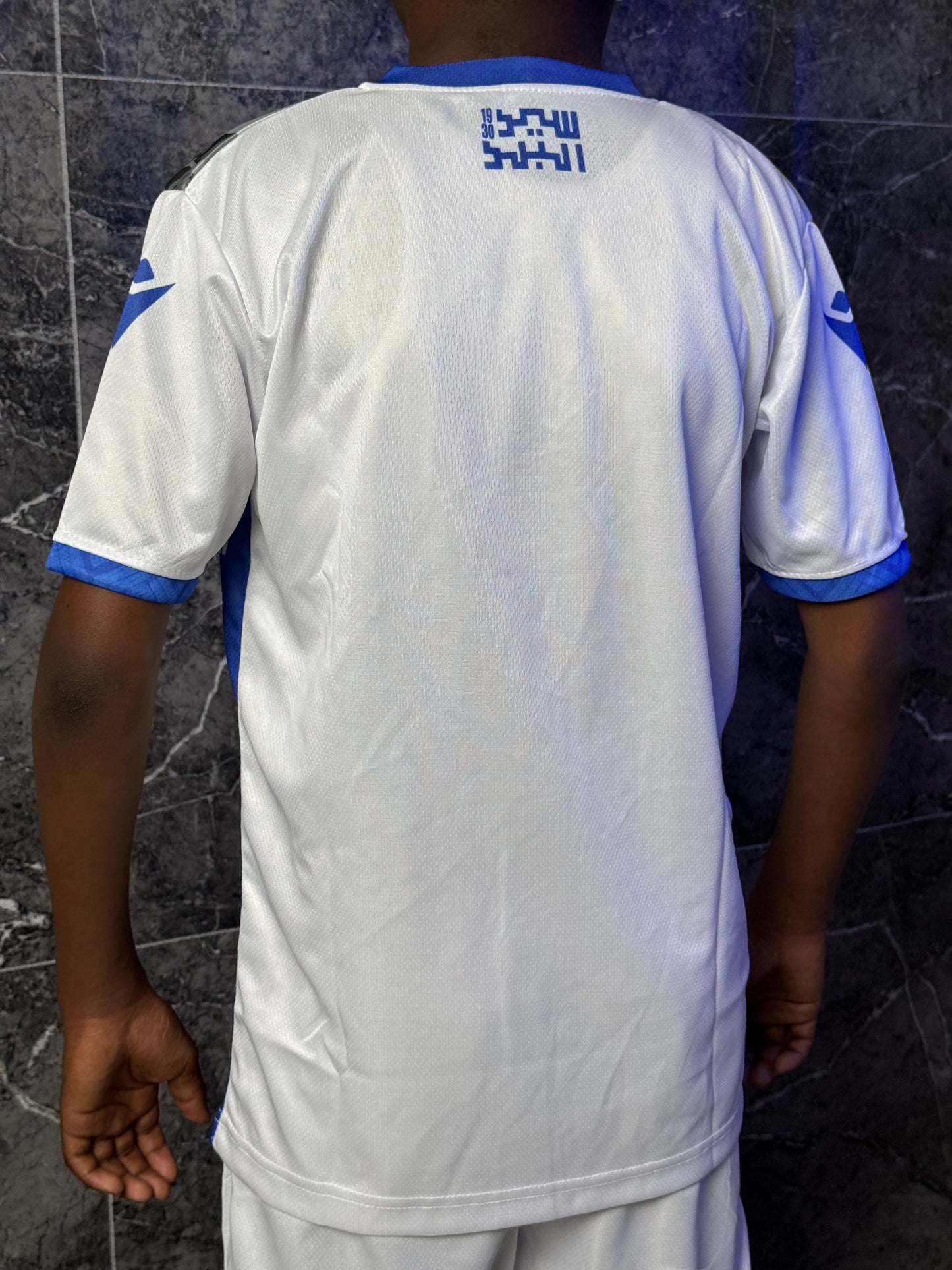 Full Set Al-Hilal white Jersey 2026 - Kids Edition