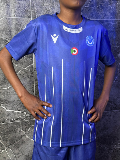 Full Set Al-Hilal Blue Jersey 2026 - Kids Edition