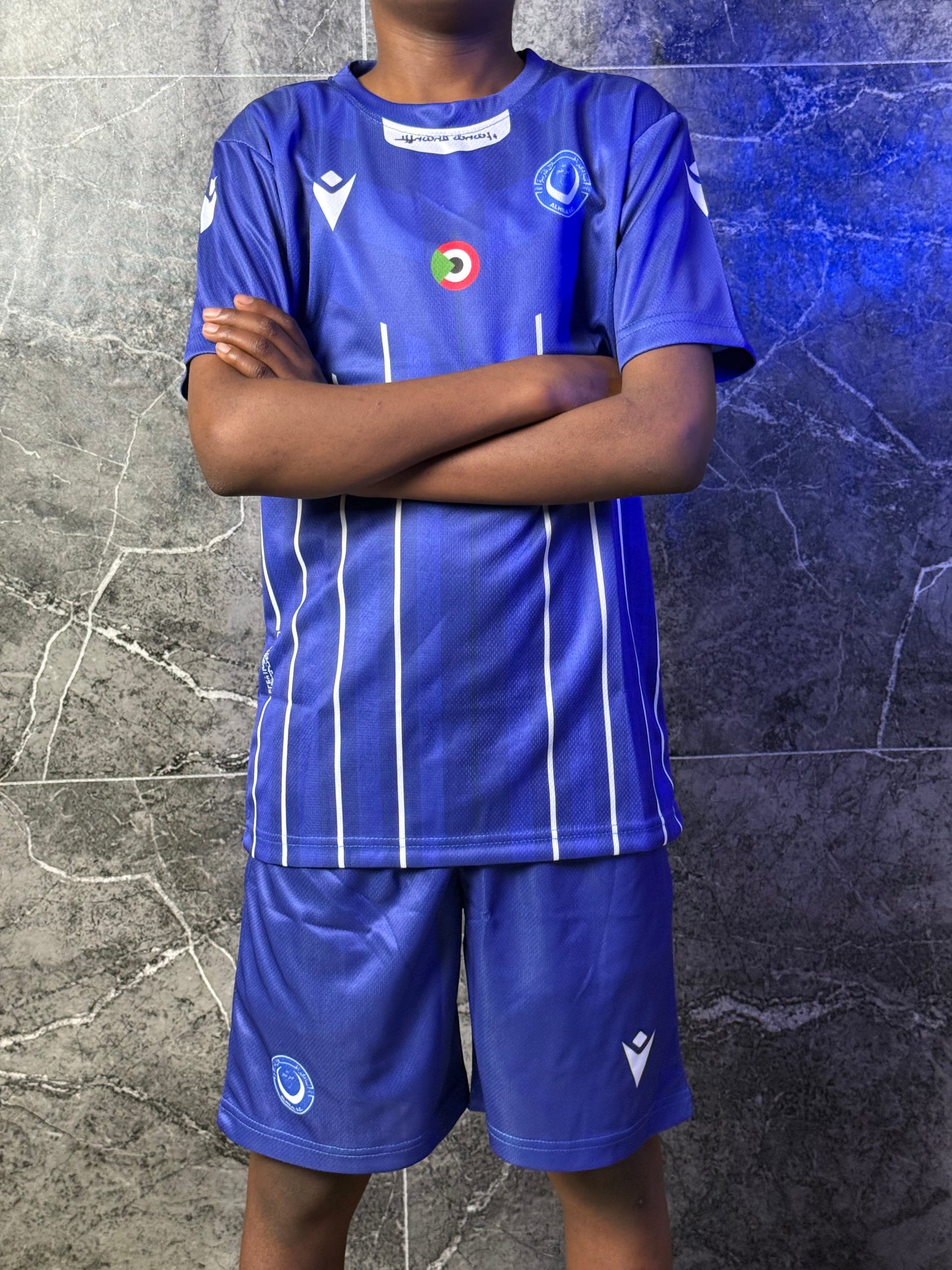 Full Set Al-Hilal Blue Jersey 2026 - Kids Edition