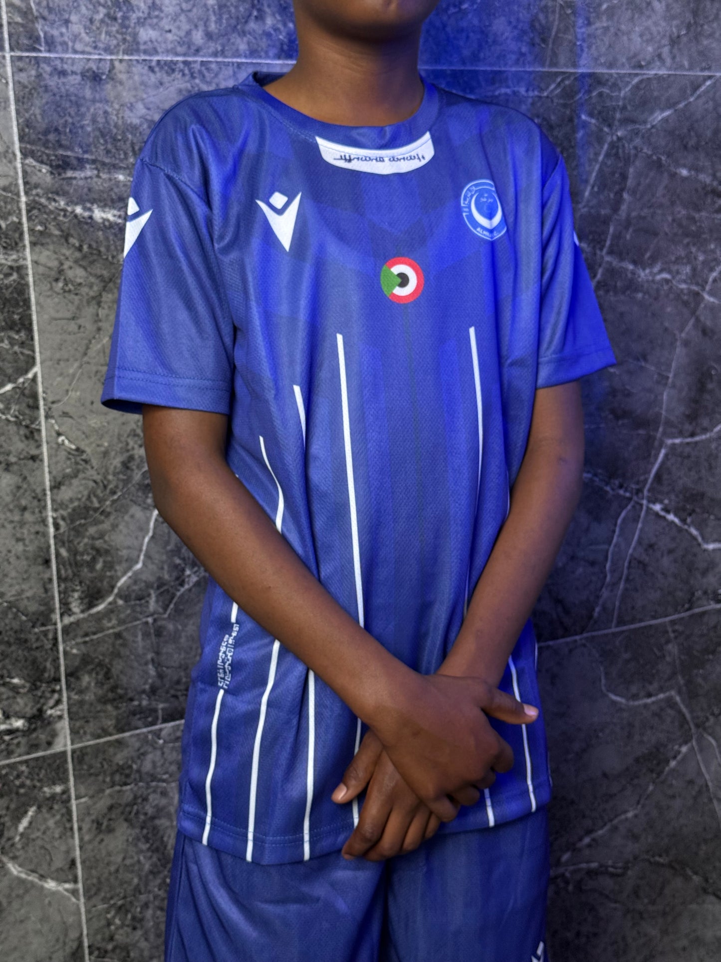 Full Set Al-Hilal Blue Jersey 2026 - Kids Edition