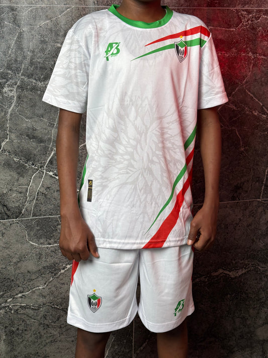 تيشرت المنتخب السوداني الابيض 2026 - للأطفال
