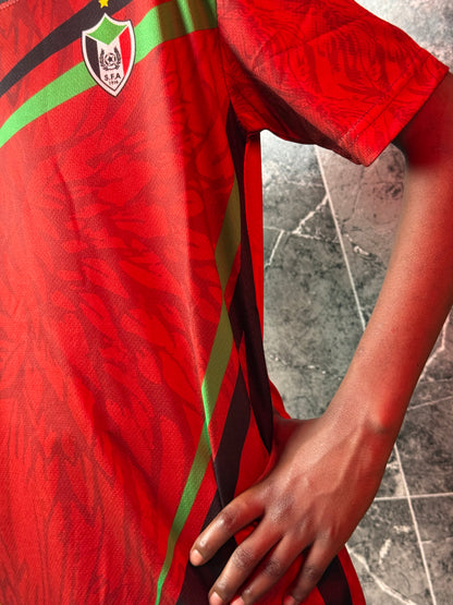 Full Set Sudan National Team Red Jersey - Kids Edition - CR7 STORE