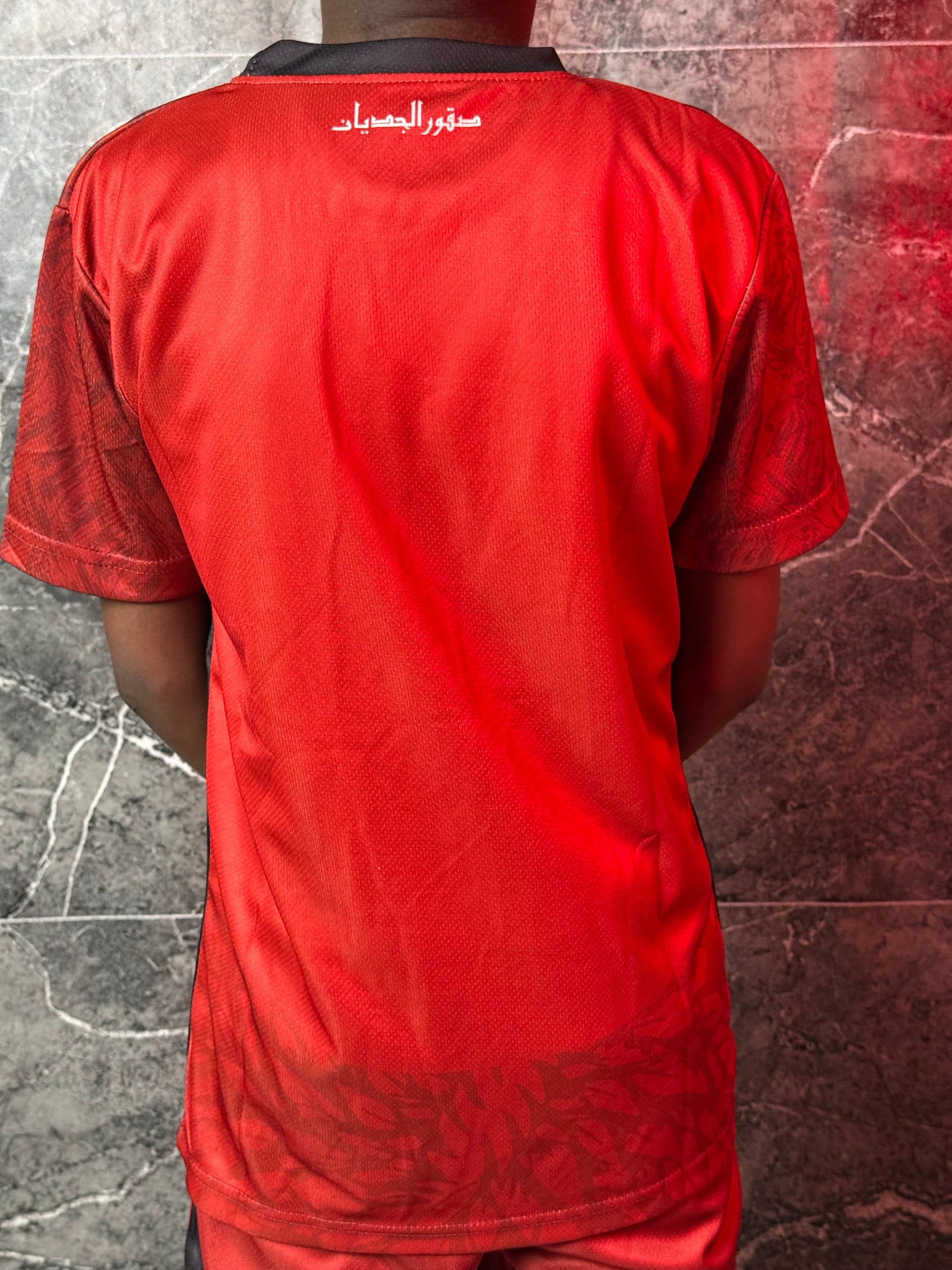 Full Set Sudan National Team Red Jersey - Kids Edition - CR7 STORE