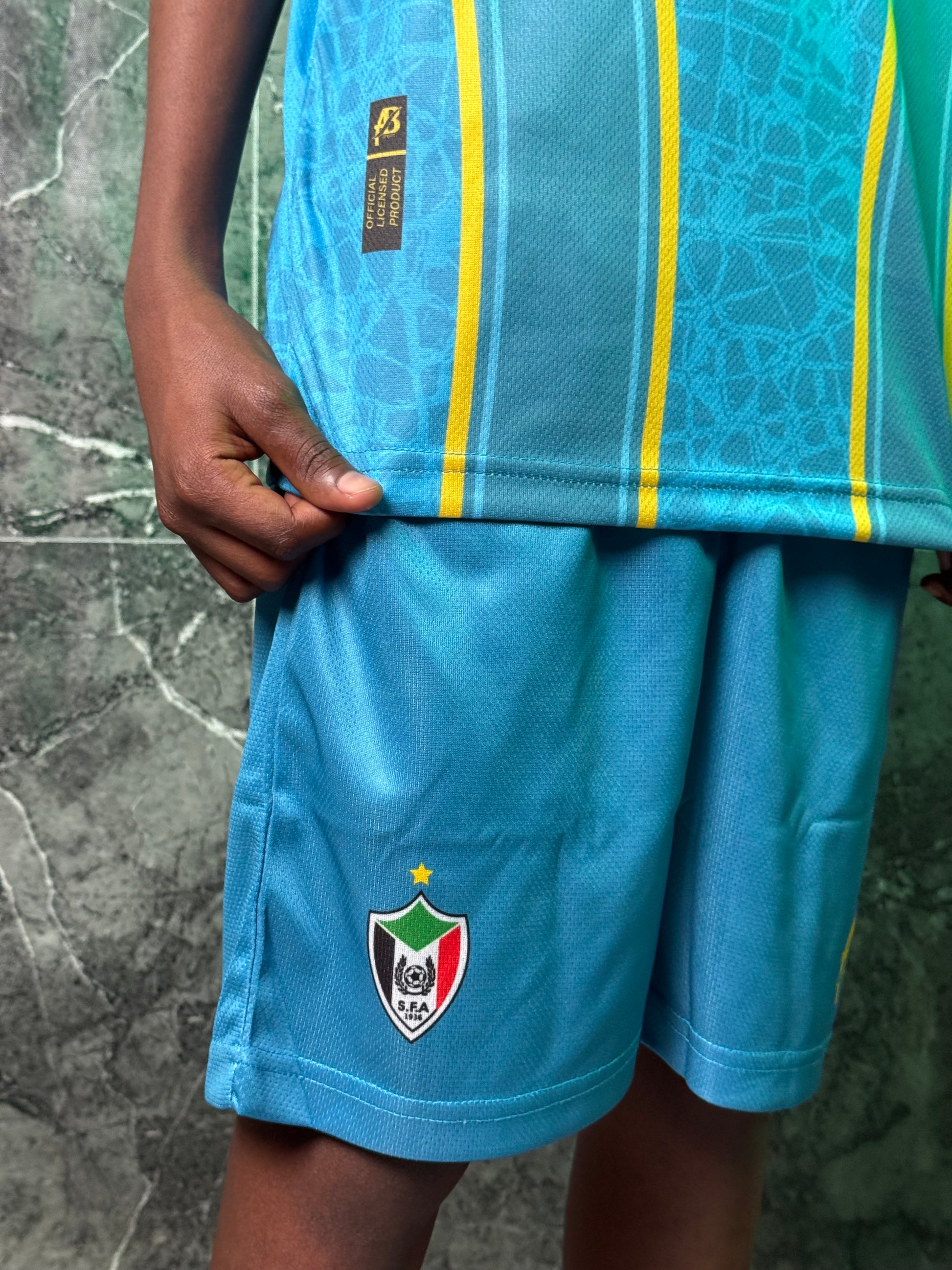Full Set Sudan National Team Green Jersey 2025 - Kids Edition - CR7 STORE