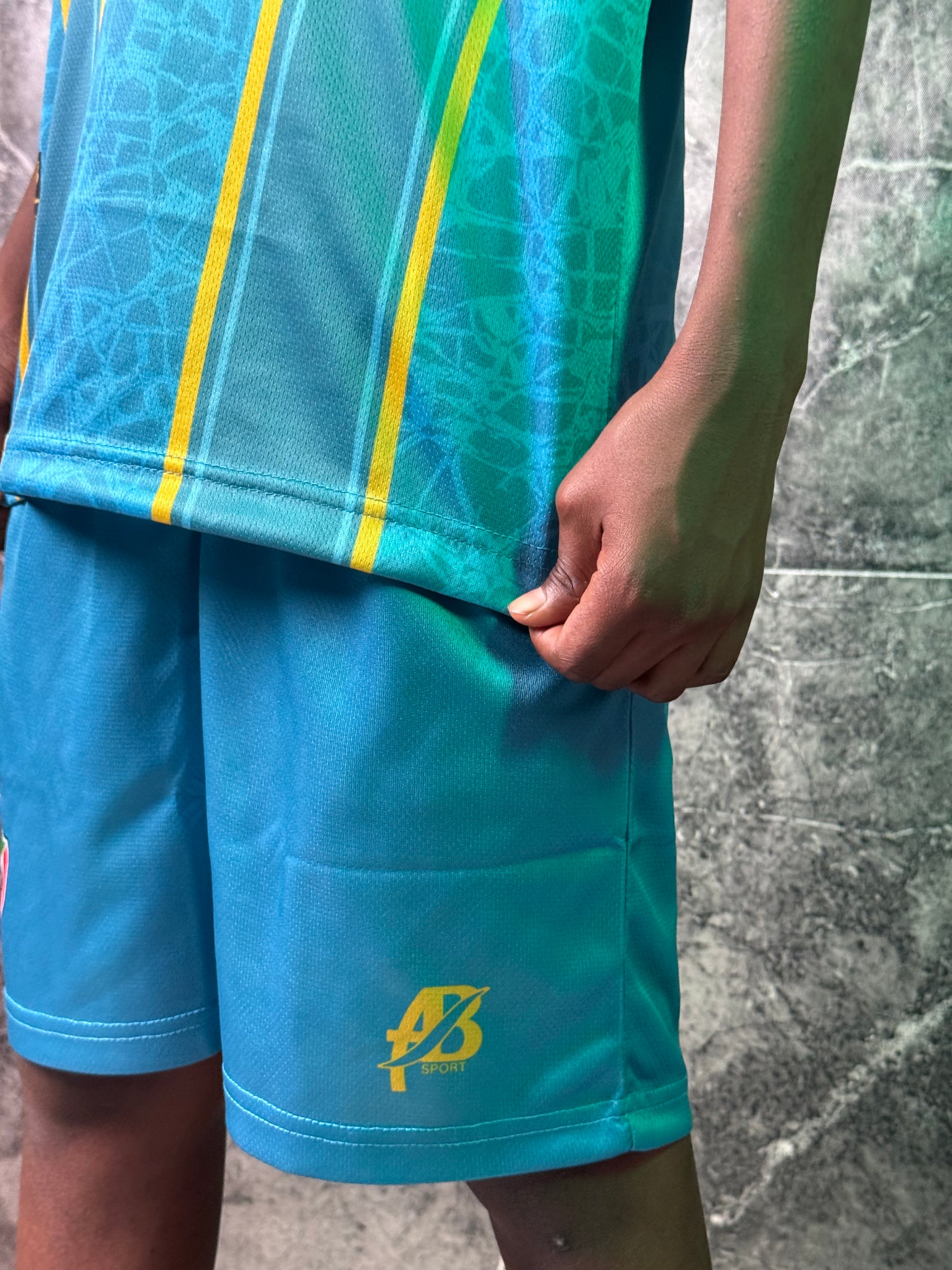 Full Set Sudan National Team Green Jersey 2025 - Kids Edition - CR7 STORE