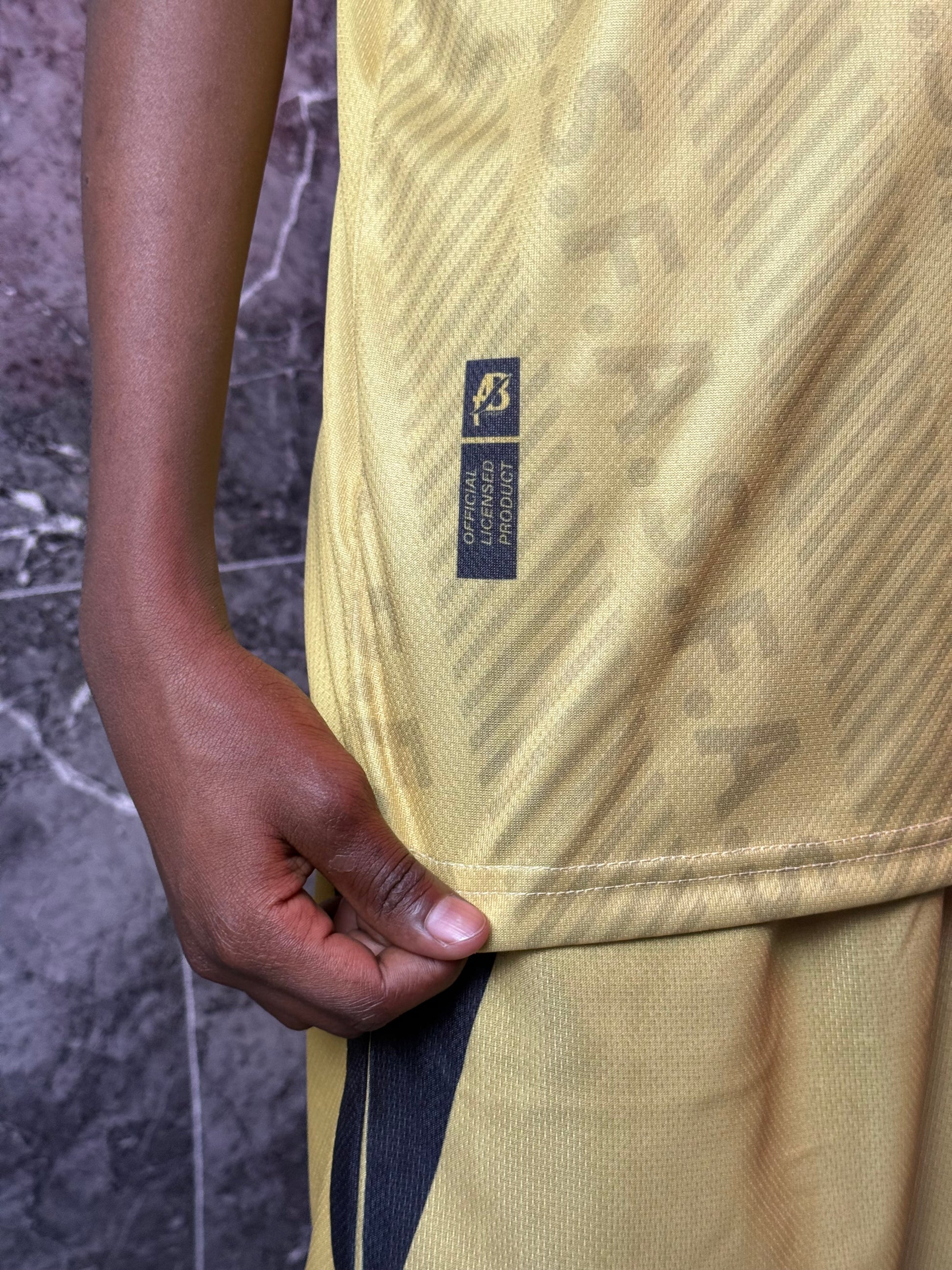 Full Set Sudan National Team yellow Jersey 2025 - Kids Edition - CR7 STORE