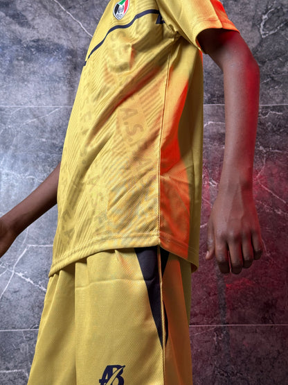 Full Set Sudan National Team yellow Jersey 2025 - Kids Edition - CR7 STORE
