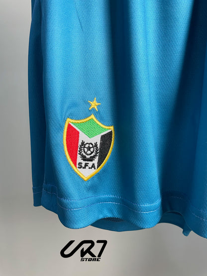 Full set green of T-shirt and shorts for the Sudanese national team - CR7 STORE