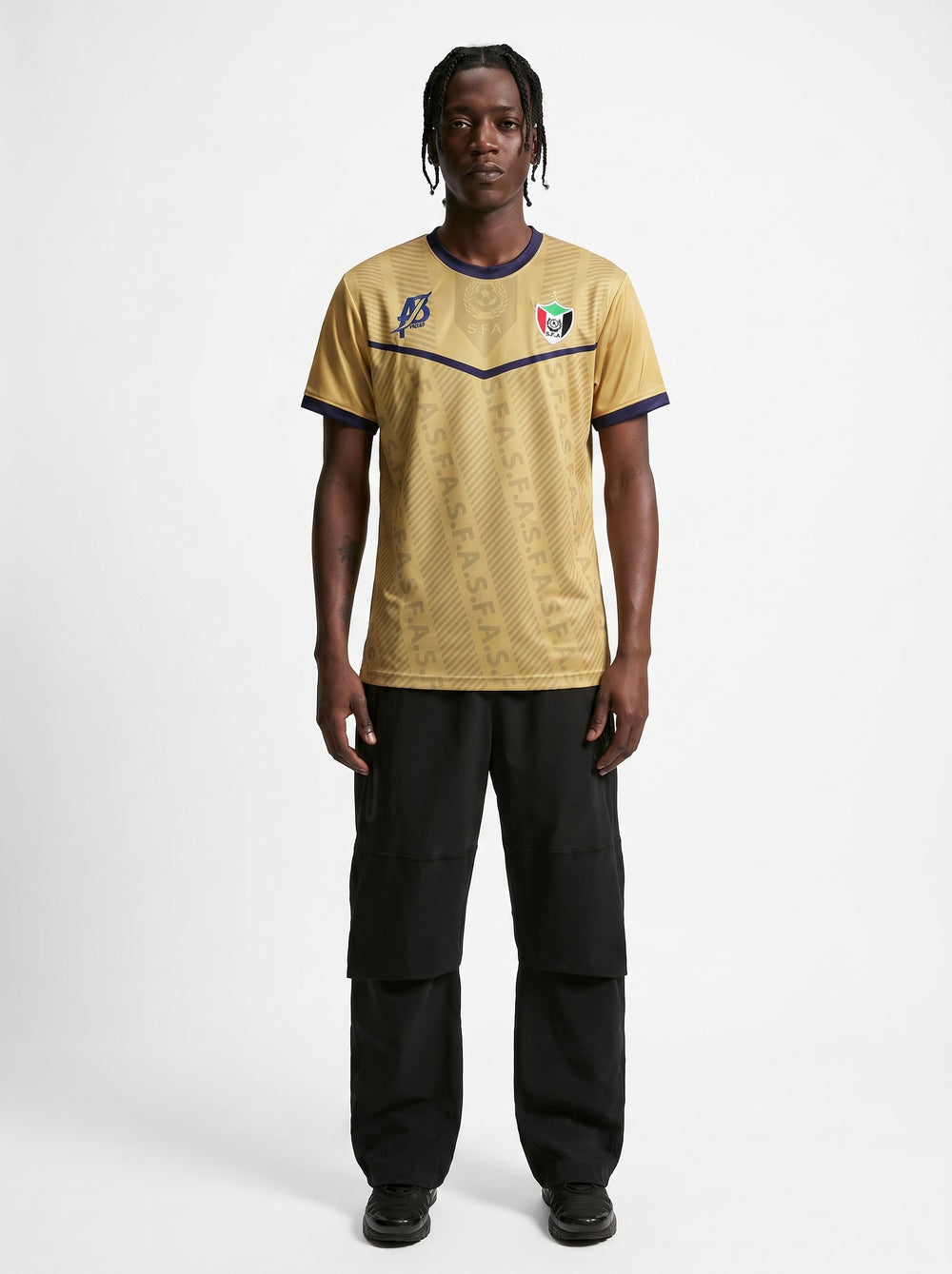 The yellow Sudanese national team T-shirt - CR7 STORE